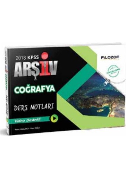 Kpss Arşiv Coğrafya Video Ders Notları 2018