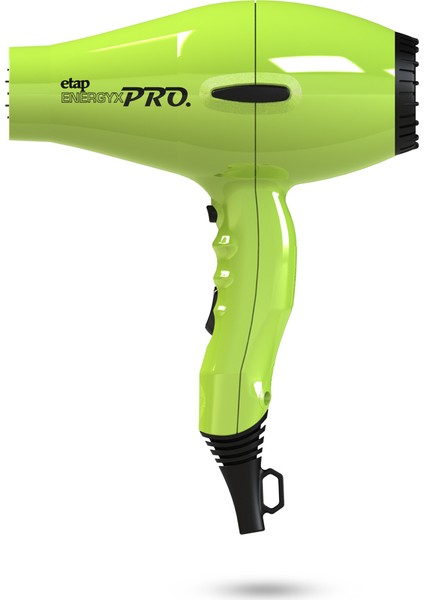 Energyx Pro Profesyonel Seri 2200 Watt Kuaför Fön Makinesi YEŞİL (İtalyan Motor)