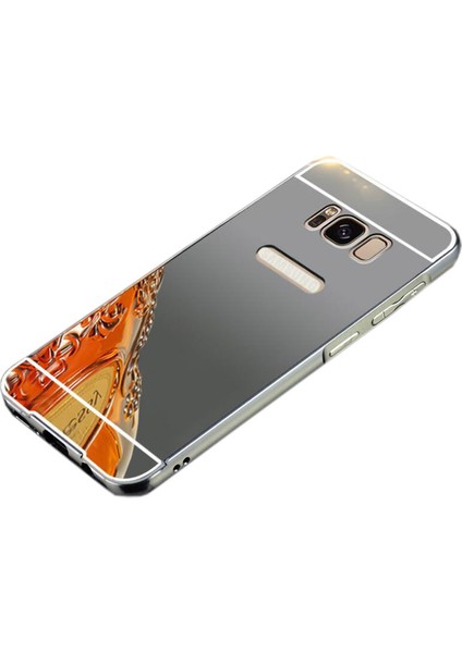 Sonmodashop Samsung Galaxy S8 Metal Alüminyum Aynalı Kılıf