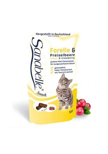 Snack Trout Alabalıklı Kedi Ödülü 55 Gr