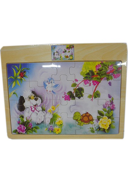 004Tn Ahşap İki Model Puzzle
