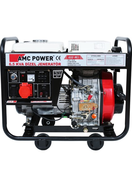 Amc Power 6,5 Kva Dizel Jeneratör 380 Volt