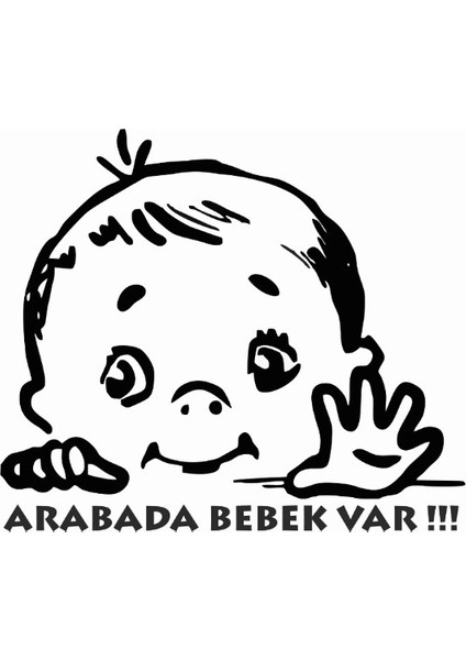 Arabada Bebek Var Beyaz