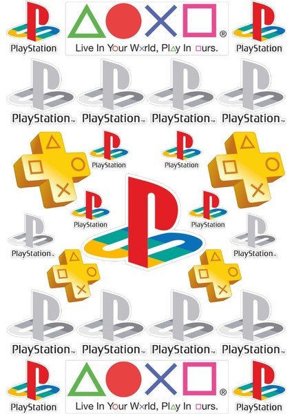 Playstation Sticker Seti
