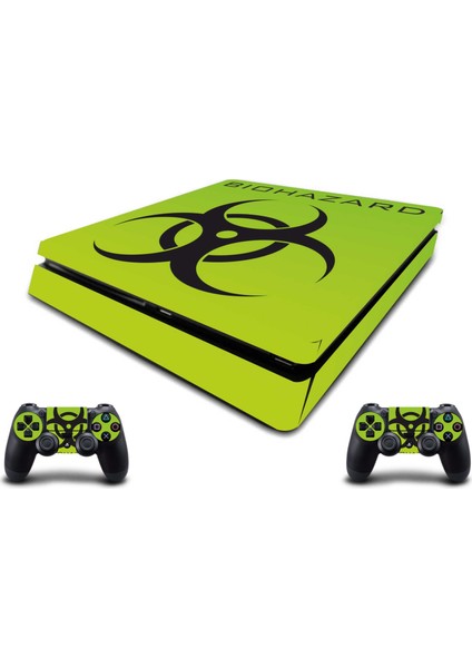 PS4 Slim Biohazard Sticker Seti