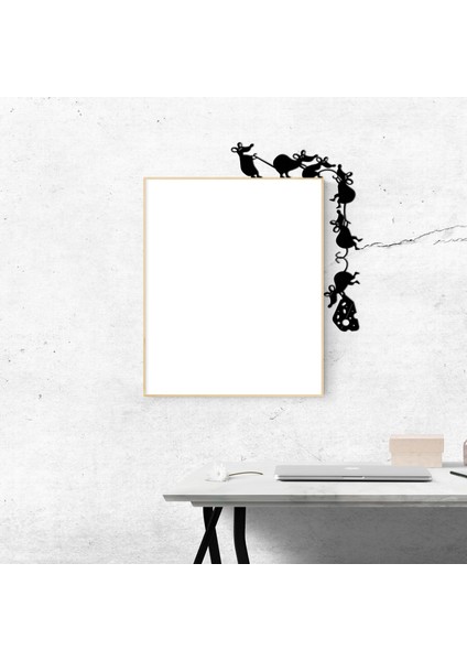 Acemi Hırsızlar Metal Duvar Dekoru