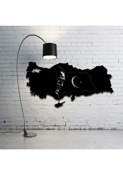 Atatürkiye Metal Duvar Dekoru