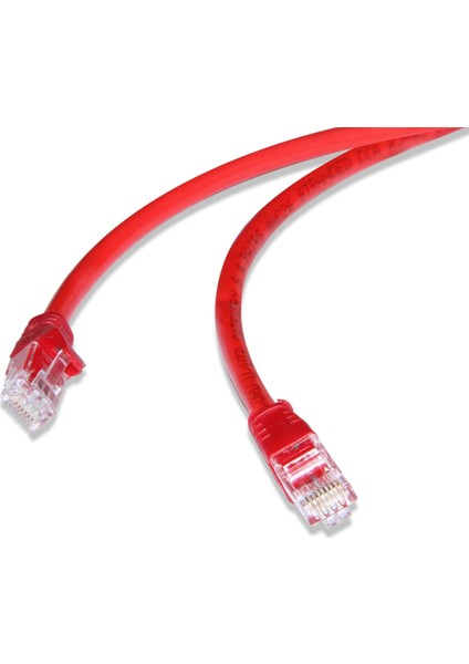 Fnk-6002K 20 Cm Cat6 (Patch) Network Kablosu Kırmız Fnk-6002K