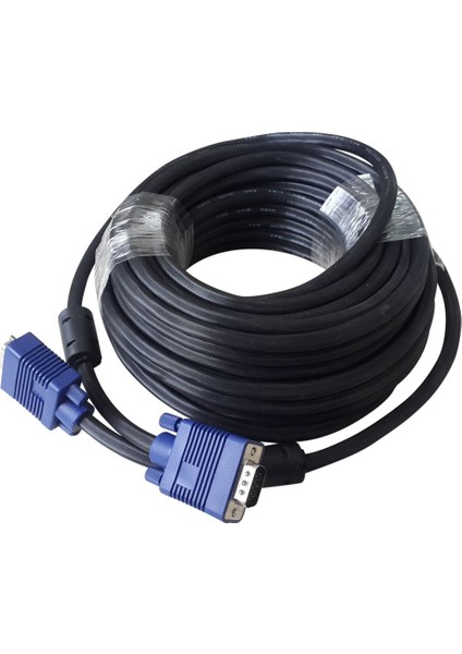 Qport Q-Vga25 15 Pin Fitreli 25 Metre Erkek Erkek Vga Monitör Kabloqport Q-Vga25