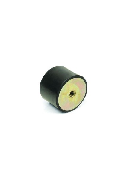 Tbp 5030 10 Tek Taraf Burçlu Titreşim Takozu Çap:50 Yükseklik:30, Pullu, 50X30 M10 Burçlu