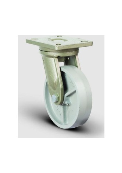 Oynak Tabla Bağlantılı, Bilya Rulmanlı, Döküm Ekstra Ağır Sanayi Tekerleği Çap:250 - Ev01 Vbv 250