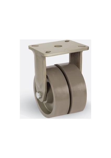 Sabit Tabla Bağlantılı, Bilya Rulmanlı, Döküm Ekstra Ağır Sanayi Tekerleği Çap:200 - Ej02 Vbv 200