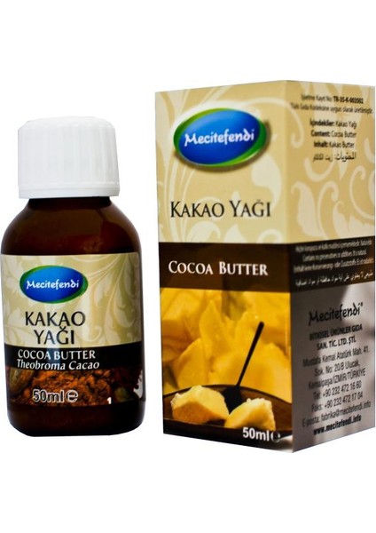 Katkısız Kakao Yağı 50 cc