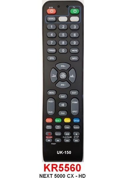 Next&Nextstar 5000 Cx Hd Uydu Kumandası