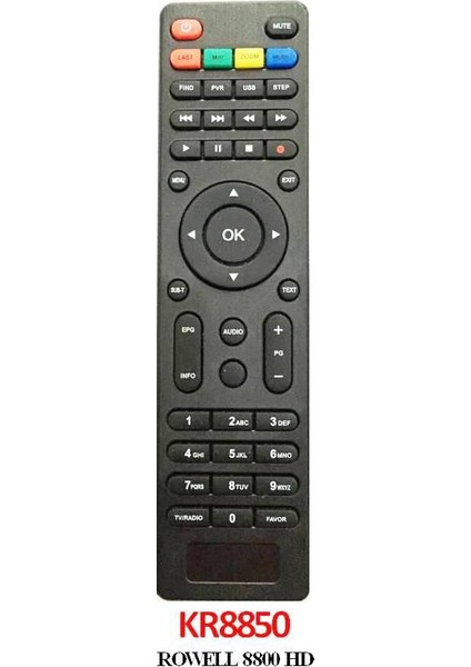 Rowell 8800 Hd Uydu Kumanda