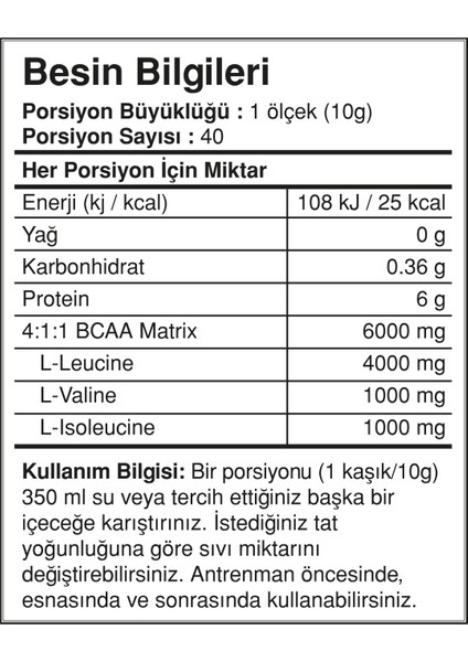Bcaapro Bcaa Amino Asit Karpuz Aroma 400g