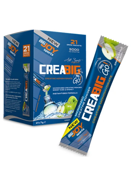 Bigjoy Creabig Go! Yeşil Elma 7 g x 21 Adet (147g)