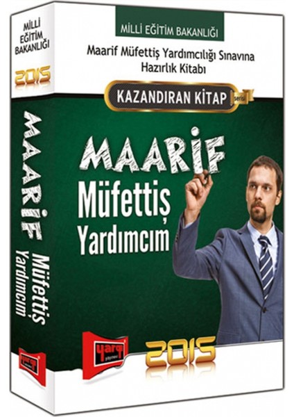 2015 Milli Eğitim Bakanlığı Maarif Müfettiş Yardımcım Kazandıran Kitap