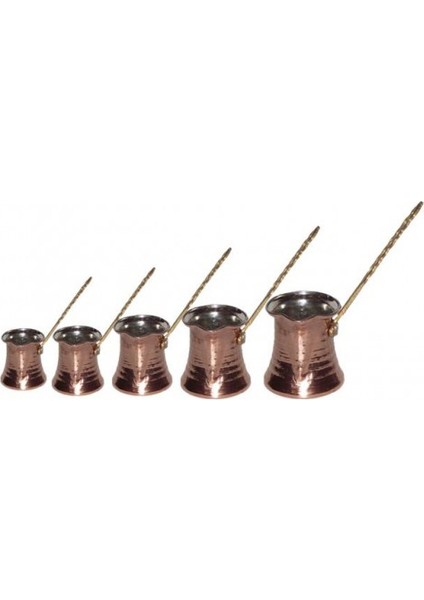 Bakır Cezve 5 Li Set 569