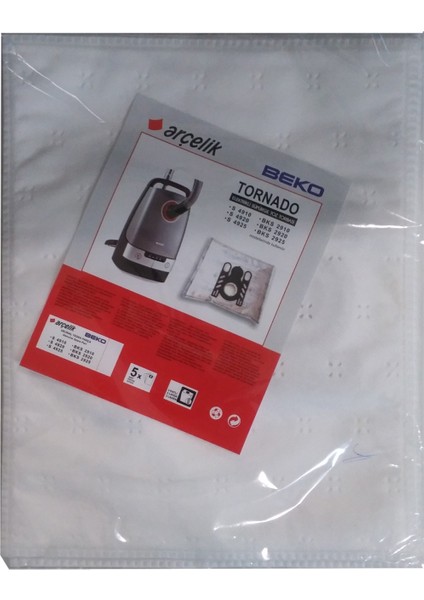 S 4920 Elektrikli Süpürge Uyumlu Sentetik Toz Torbası