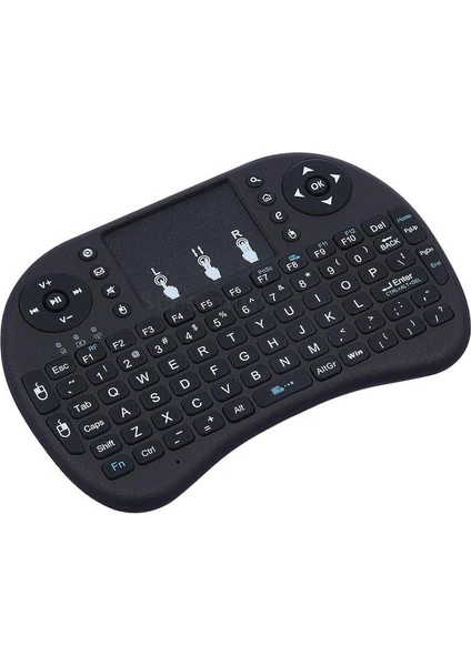 Mini Keyboard Ri İ8 Air Smart Tv Işıklı Mini Klavye Dokunmatik Mouse