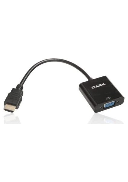 DARK DK-HD-AHDMIXVGA4 0.15metre HDMI-VGA (D) Görüntü Adaptörü Siyah 1080p