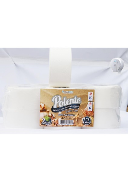 Mini Jumbo Tuvalet Kağıdı Koli 12'li (4 kg - 100 mt)