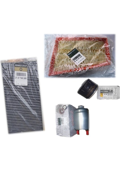 Orjinal Renault Mais Fluence 1.5 Dci Filtre Bakım Seti 2010-2016