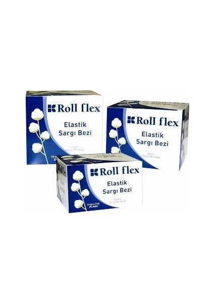 Roll Flex Elastik Sargı Bezi 6Cm X 2M
