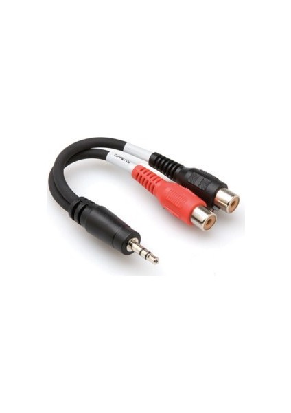 Yra-154 3.5 Mm. Trs (M) Dual Rca (F) Stereo Breakout Kablo