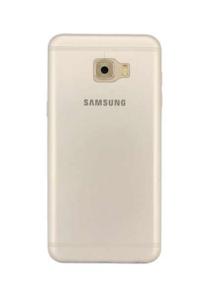 Samsung Galaxy C5 Pro Kılıf Ultra İnce Şeffaf Silikon