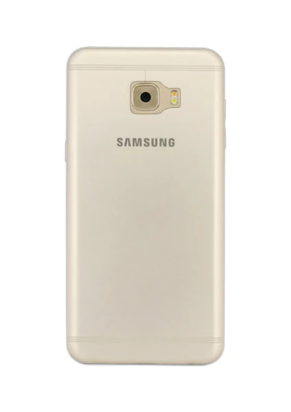 Teknoarea Samsung Galaxy C5 Pro Kılıf Ultra İnce Şeffaf Silikon