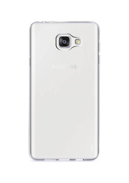 Samsung Galaxy C5 Pro Kılıf Ultra İnce Şeffaf Silikon + Cam