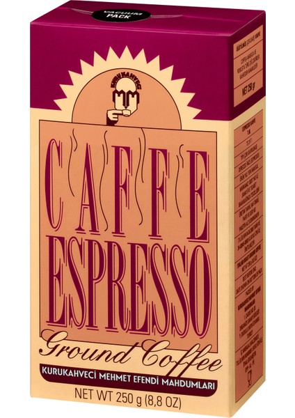 Mehmet Efendi Espresso 250gr Öğütülmüş Folyo Paket