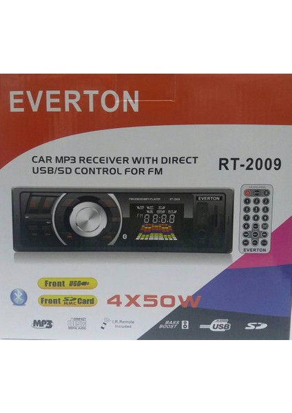 Rt-2009 Bluetooth Usb, Sd, Fm , Aux Oto Teyp