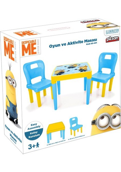 Minions 2'li Oyun ve Aktivite Masası