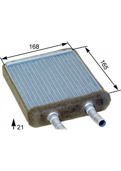 HYUNDAI ACCENT Kalorifer Radyatörü 1999 - 2006 [İTHAL]