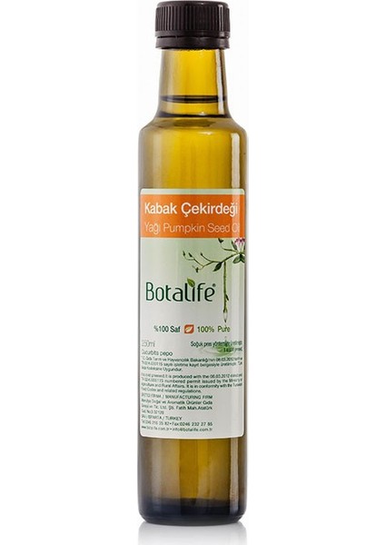 Kabak Çekirdeği Yağı 250 ml