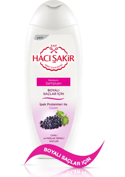 Hacı Şakir Şampuan Üzüm-Boyalı Saçlar 500 ml