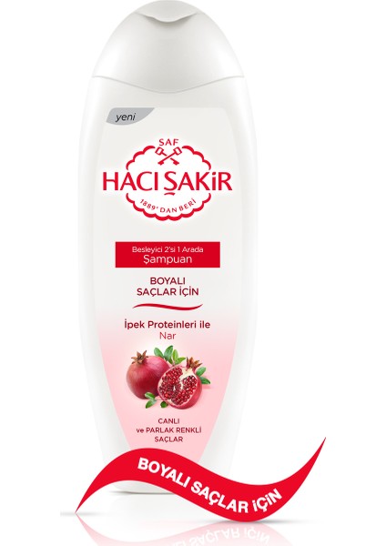 Hacı Şakir Şampuan Kremli Nar-Boyalı Saçlar 500 ml