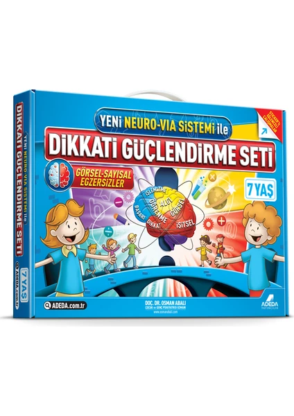 Adeda Yayıncılık Dikkati Güçlendirme Seti  1. Sınıf - 7 yaş - Osman Abalı