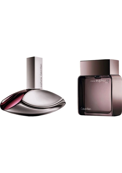 Calvin Klein Euphoria Edp 100 Ml Kadın Parfüm  + Calvin Klein Euphoria Intense Edt 100 Ml Erkek Parfüm Set