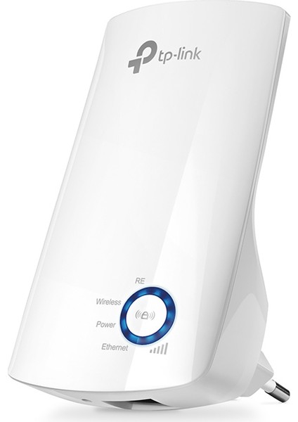 TP-Link TL-WA850RE, N300 Mbps, 1 Ethernet Bağlantı Noktalı Wi-Fi Güçlendirici/Hotspot, Access Point Modu, Tüm Wi-Fi Yönlendiriciler ile Çalışır, Wi-Fi 4 Menzil Genişletici