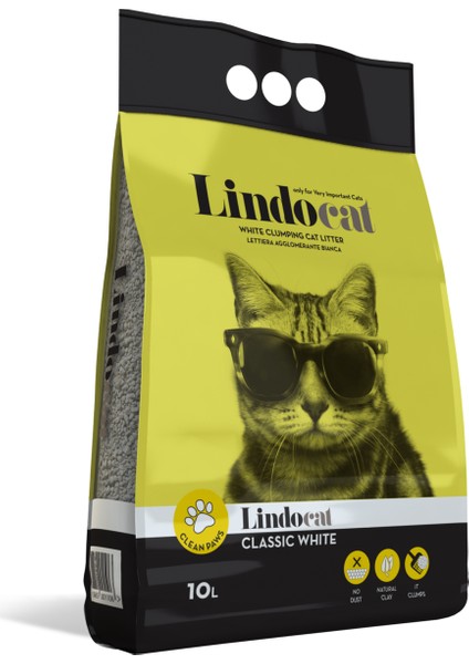 Lindo Cat Kokusuz Kalın Kedi Kumu 10 Lt