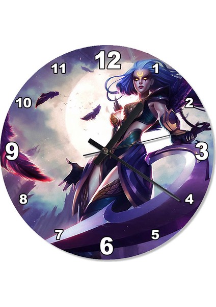 Savşçı Oyun Karekteri Sessiz Duvar Saati 30 X 30 Cm