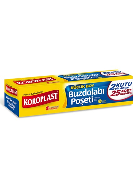 Buzdolabı Poşeti Standart Küçük Boy 100'lü 20x30 cm