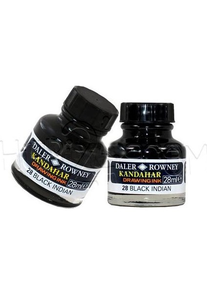 Kandahar Siyah Çini Mürekkebi, 28Ml