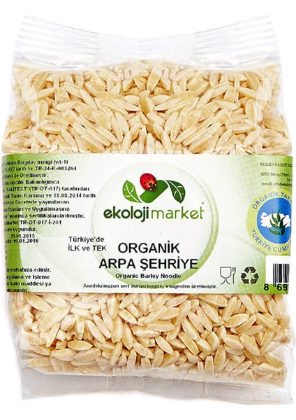 Ekoloji Market Organik Arpa Şehriye 250 Gr