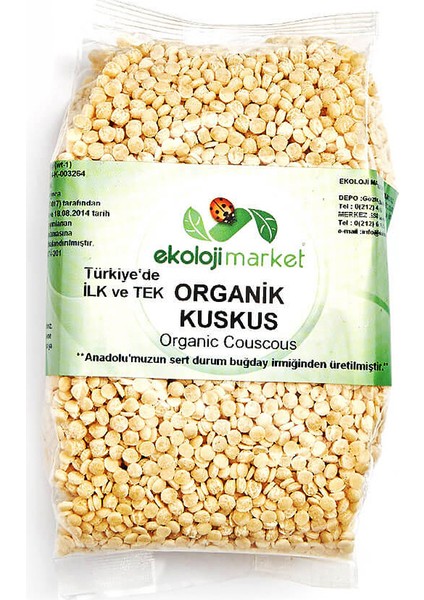 Organik Kuskus 400 Gr