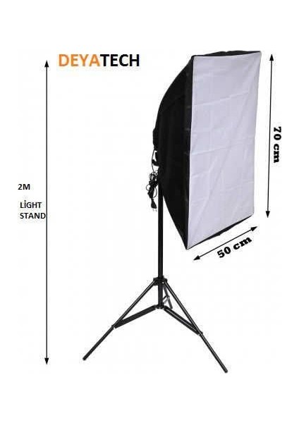 Profesyonel Softbox 50*70 Sürekli Işık